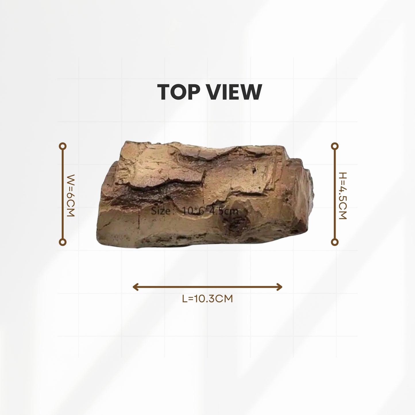 Fake Rock Safe • Brown