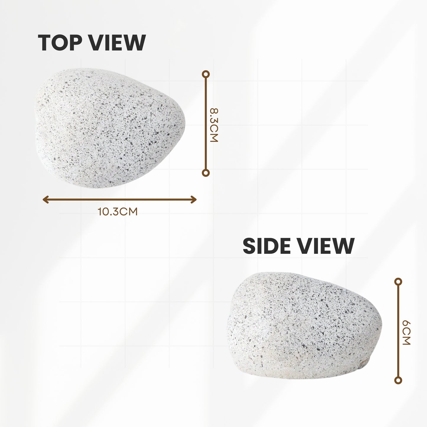 Fake Rock Safe • White