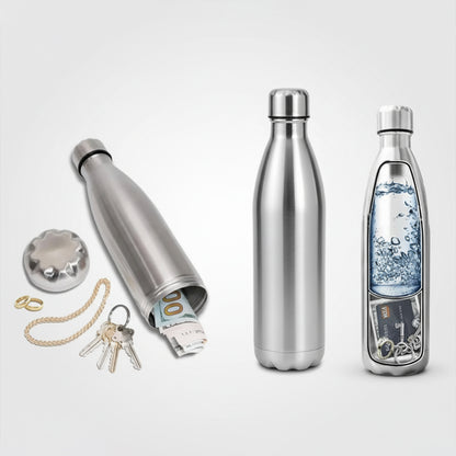 Water Bottle Safe • Silver